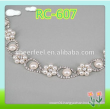 Cheerfeel Wholesale trimmings and custom rhinestone and pearl trimming for dress